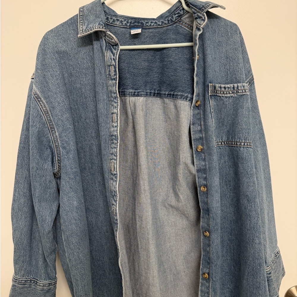 Old Navy Blue Button Down Shirt